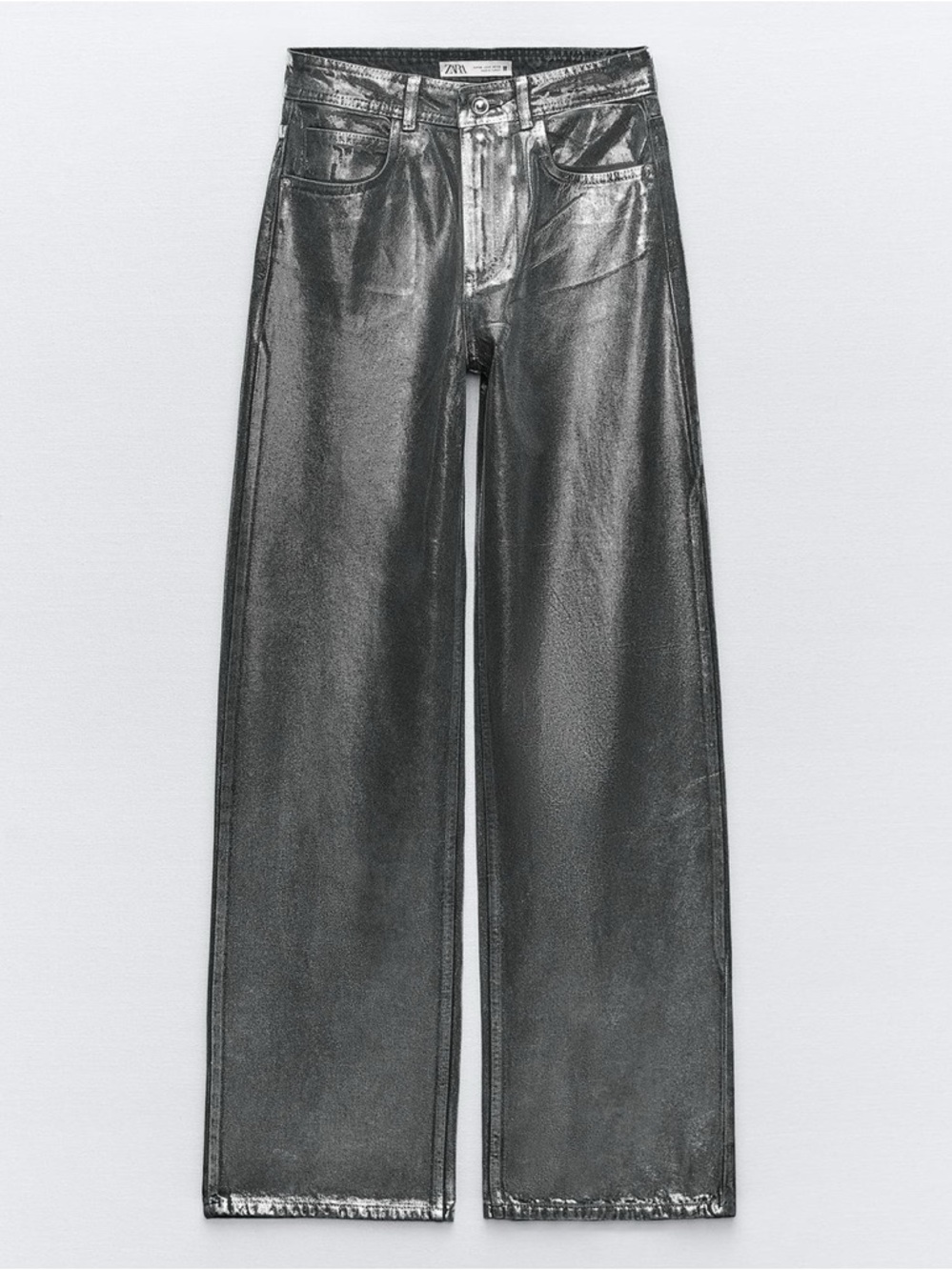 Zara metallic jeans